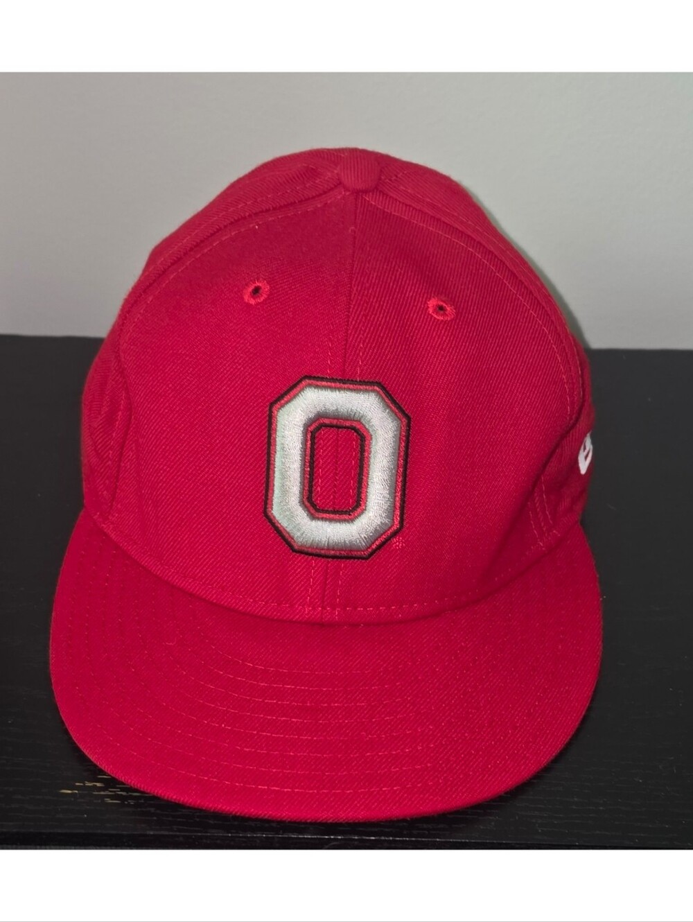 Ohio State Buckeyes New Era 59FIFTY Fitted Hat Red White Size 7.5